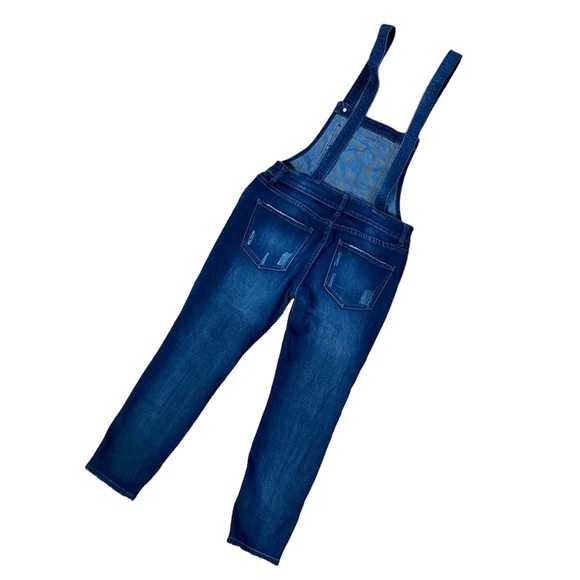 Free People Distressed Denim Overall 27 - Picture 5 of 11